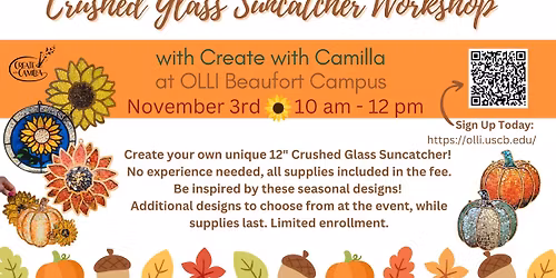 SOLD OUT! OLLI Fall Suncatcher Workshop 11\/3