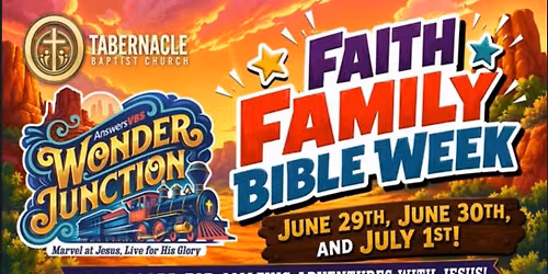 Faith and Family Bible Week