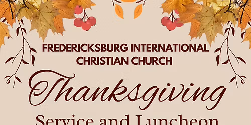 Thanksgiving Service