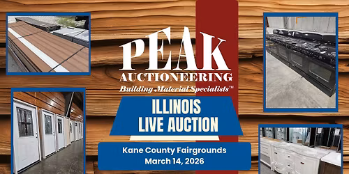 Illinois Live Building Material Auction - Peak Auction