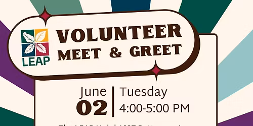 LEAP Volunteer Meet & Greet