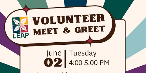 LEAP Volunteer Meet & Greet