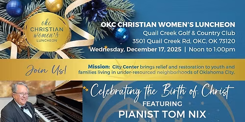 DECEMBER CHRISTIAN WOMEN'S LUNCHEON