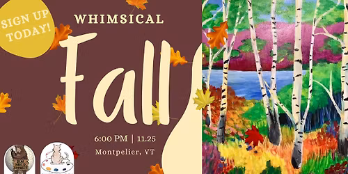 Whimsical Fall Paint & Sip