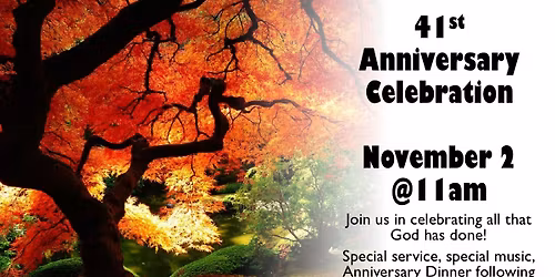 41st Anniversary Celebration