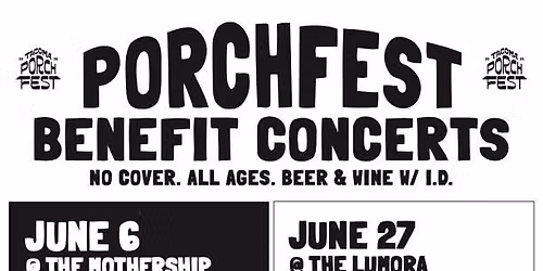 Porchfest Benefit Show #1