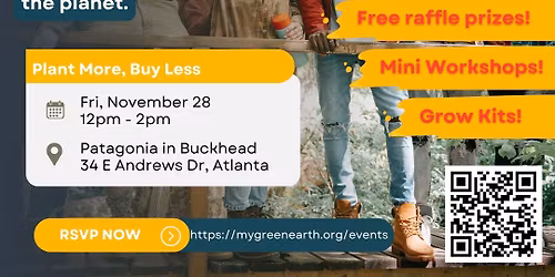 Green Friday: Plant More, Buy Less