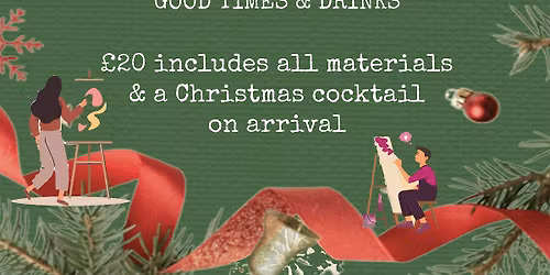 Sip & Paint, Christmas Edition - The Black Pug