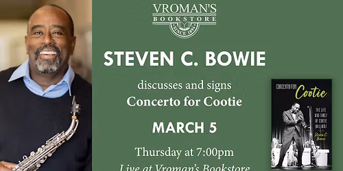 Steven C. Bowie discusses & signs Concerto for Cootie