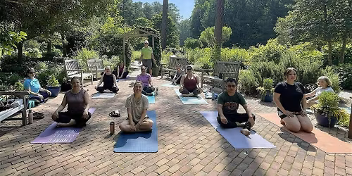 Yoga at Williamsburg Botanical Garden