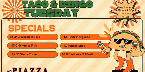 TACO BINGO TUESDAYS