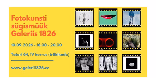 Fotokunsti s\u00fcgism\u00fc\u00fck Galeriis 1826