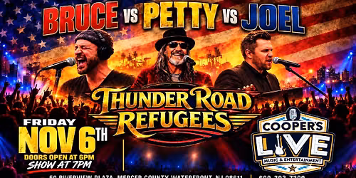 Thunder Road Refugees Band - BRUCE vs PETTY vs JOEL Tribite