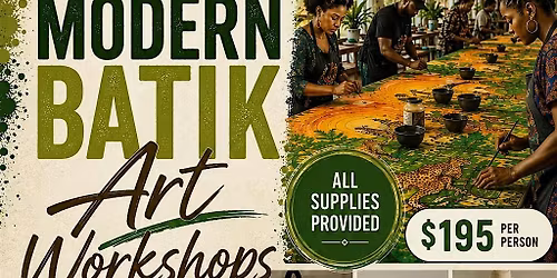 Modern Batik Art Workshop with David Kibuuka_June27\/28