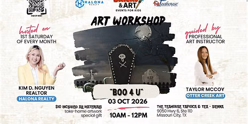 Art Workshop: Boo 4 U