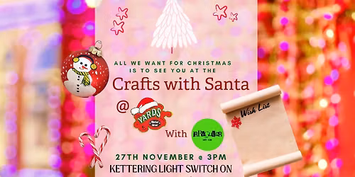 Crafts with Santa at The Yards