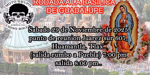rodada a la basílica de Guadalupe MX