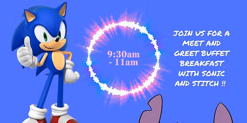 Breakfast with Sonic and Stitch