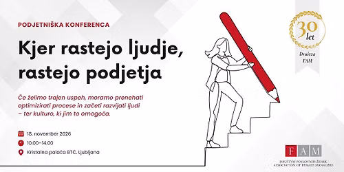 Kjer rastejo ljudje, rastejo podjetja. 
