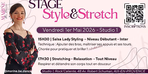 Style & Stretch - Salsa solo et \u00e9tirements - Par Marine Be Dance