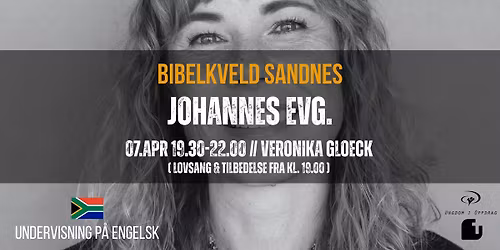 Bibelkveld Johannes \/\/ Veronika Gloeck - UNDERVISNING P\u00c5 ENGELSK
