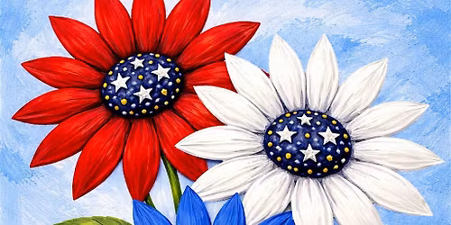 Patriotic Paint Party at Crystalline Concepts