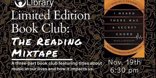 Limited Edition Book Club: The Reading Mixtape (I Heard There Was a Secret Chord)