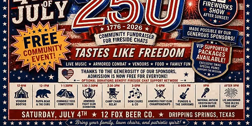 FREE 4th of July Celebration \u2022 Fireworks \u2022 Live Music \u2022 Family Fun