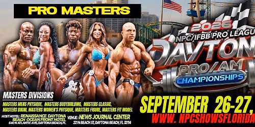 2026 IFBB Pro League DAYTONA PRO MASTERS 
