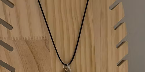 Resin pendant and earring 