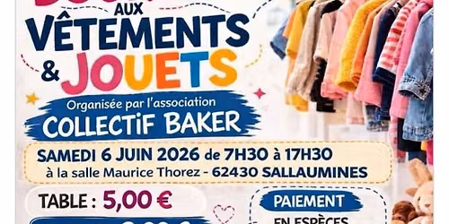 bourse aux jouets et v\u00eatements 