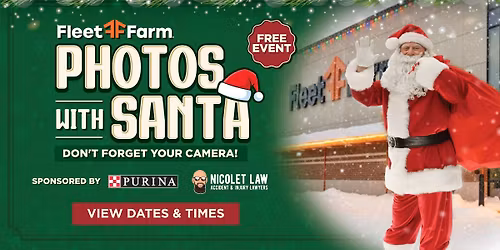 Free Pictures with Santa at Fleet Farm