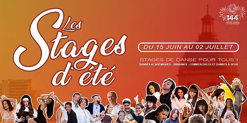Les Stages d'\u00e9t\u00e9 au 144 Dance Studio
