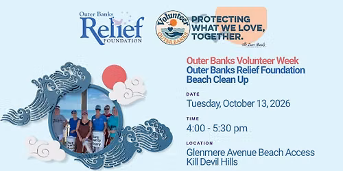 OBRF Glenmere Avenue Beach Cleanup | 2nd Annual Outer Banks Volunteer Week