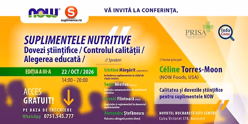 Suplimentele nutritive- Conferin\u021ba 