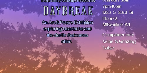 Daybreak Gallery Night! Poetry Book Launch