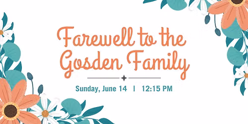 Gosden Farewell Luncheon