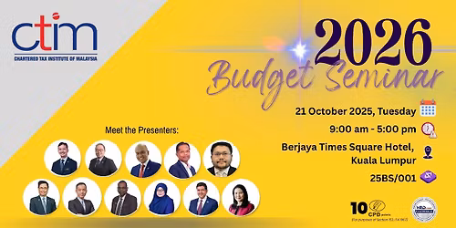 2026 BUDGET SEMINAR