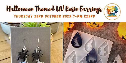 Halloween Themed UV Resin Earrings Workshop