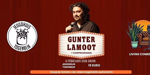 Living comedy on tour: Gunter Lamoot