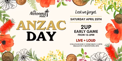 Anzac Day at Narooma Hotel\ud83c\udf3a