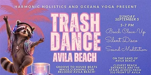 Trash Dance: Beach Clean Up, Silent Disco, Sound Meditation