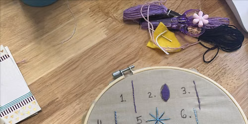Summer Sewing: Embroidery (Ages 12-16)