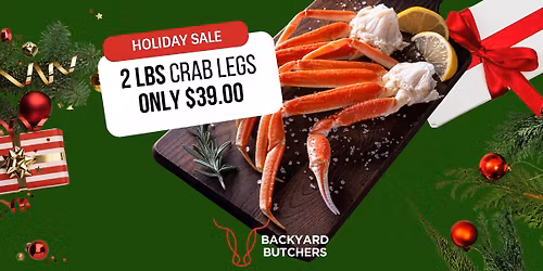 Grand Opening! Get 2 lbs Crab Legs for $39 \ud83e\udd80, Jumbo Shrimp \ud83c\udf64 & More! \ud83c\udf84