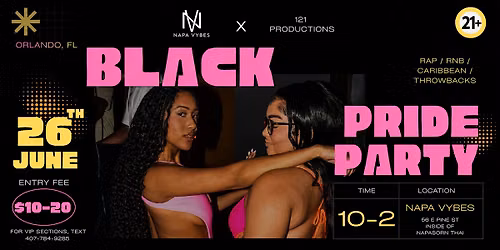 BLACK QUEER PRIDE PARTY | RAP, RNB, CARIBBEAN, AND MORE