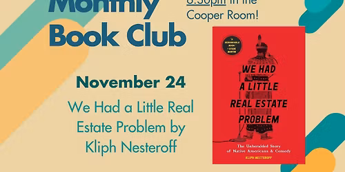 Book Club: We Had a Little Real Estate Problem