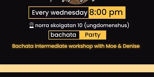 \u2605Bachateame social dance \u2022 Ungdomenshus, Fest Sal \u2022 Aldonya Dance Academy\u2605