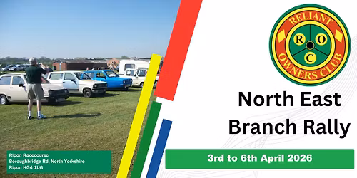 Reliant Owners Club North East Branch Rally, (Easter Rally)