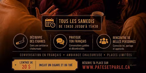 Cigare avec ce gars : French conversations & cigars