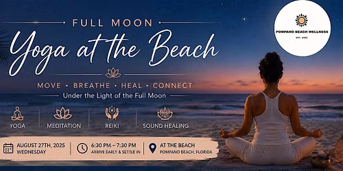 Full Moon At The Beach